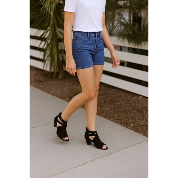 Libby Edelman Size 8 Karla Double Strap Business Casual Peep Toe Sandals - Picture 5 of 12